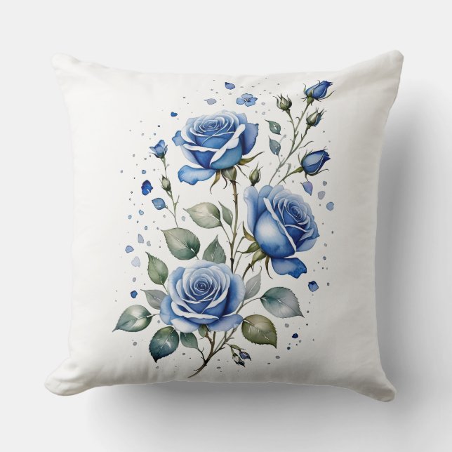 Soft Whisper Roses Cushion (Front)