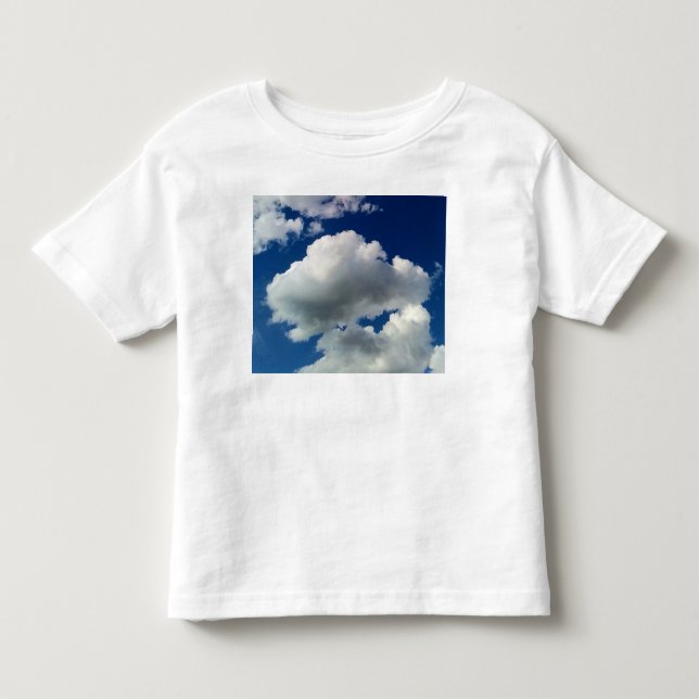 Soft white clouds toddler T-Shirt (Front)