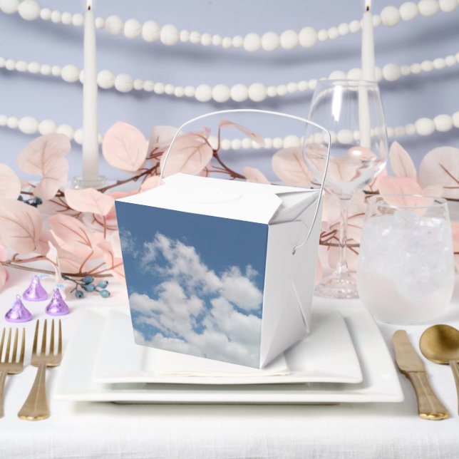 Soft white Squidgy cloud Favour Box (Wedding)