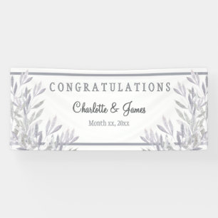 Soft Willows Lilac, Scottish Heather, Wedding Banner