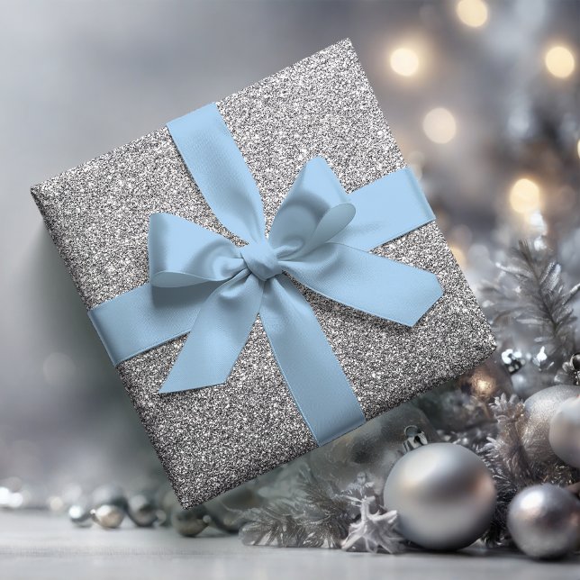 Soft Winter Blue Solid 3 inch Satin Ribbon (Creator Uploaded)