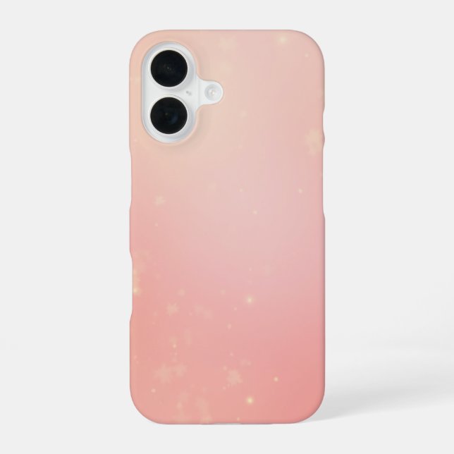 Soft Winter Glow iPhone Case (Back)