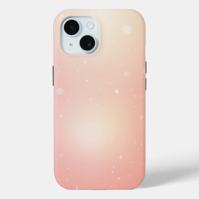 Soft Winter Glow iPhone Case (Back)