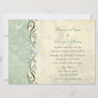Soft Yellow and Green Floral Spring  Wedding