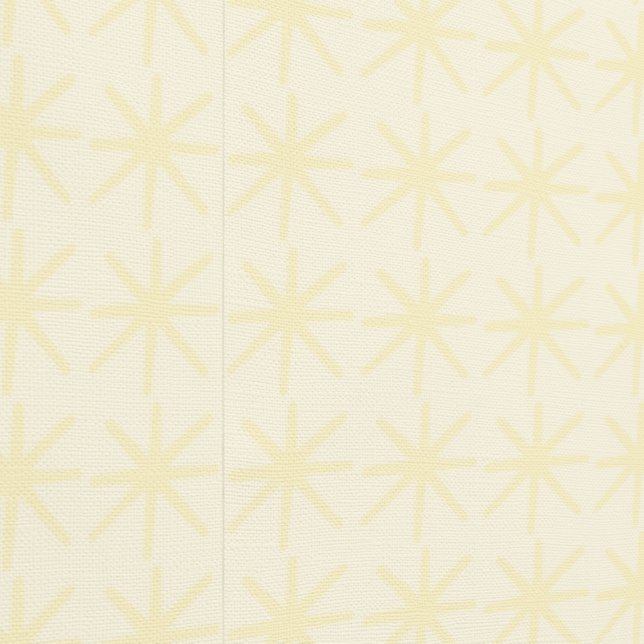 Soft Yellow Retro Sunburst Abstract Wallpaper (Seam)