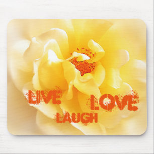 Soft Yellow Rose Mousepad