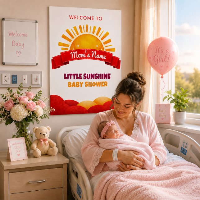 Soft Yellow Sun Baby Room Wall Visual Poster (Creator Uploaded)