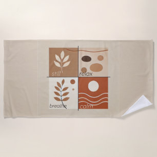 Soft Zen Retreat Beach Towel