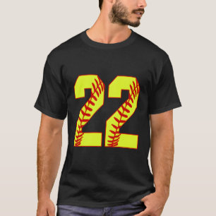 Softball 22 Player Jersey Fastpitch Softball Mum N T-Shirt