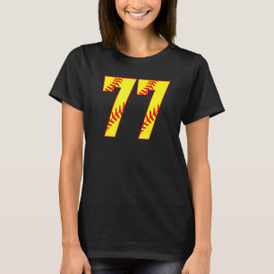 Softball 77 Fast Pitch Love Softball Mum Favourite T-Shirt
