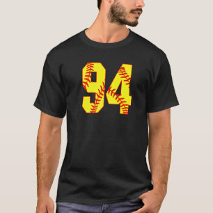 Softball 94 Fast Pitch Love Softball Mum Favourite T-Shirt