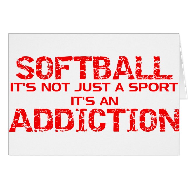 Softball Addiction (Front Horizontal)