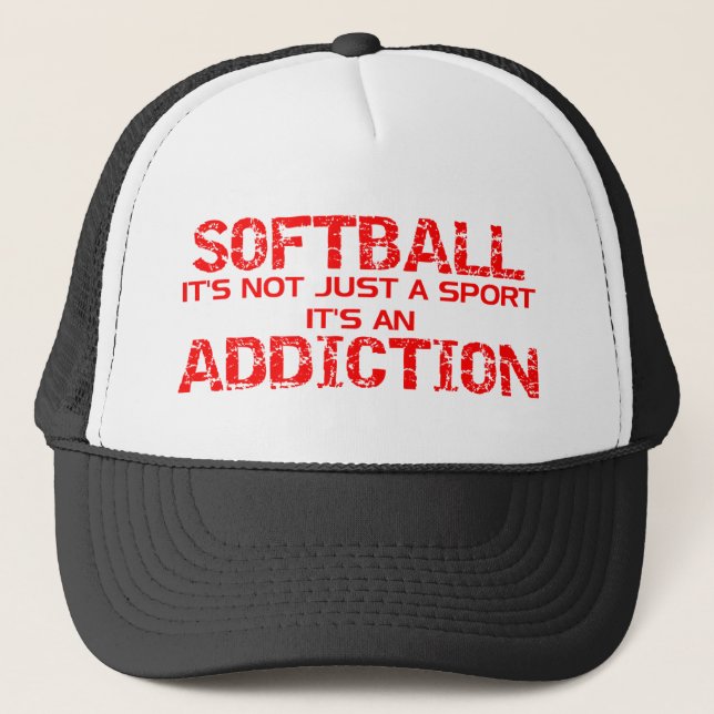 Softball Addiction Trucker Hat (Front)