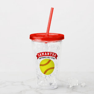 Softball All-Star Acrylic Tumbler