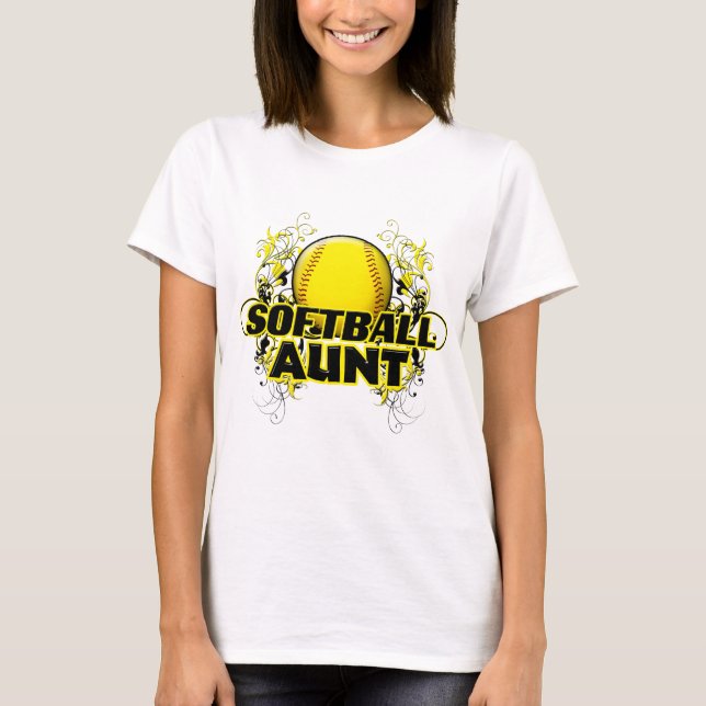 Softball Aunt (cross).png T-Shirt (Front)