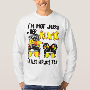 Softball Aunt Niece Fan Baseball Softball Auntie T-Shirt