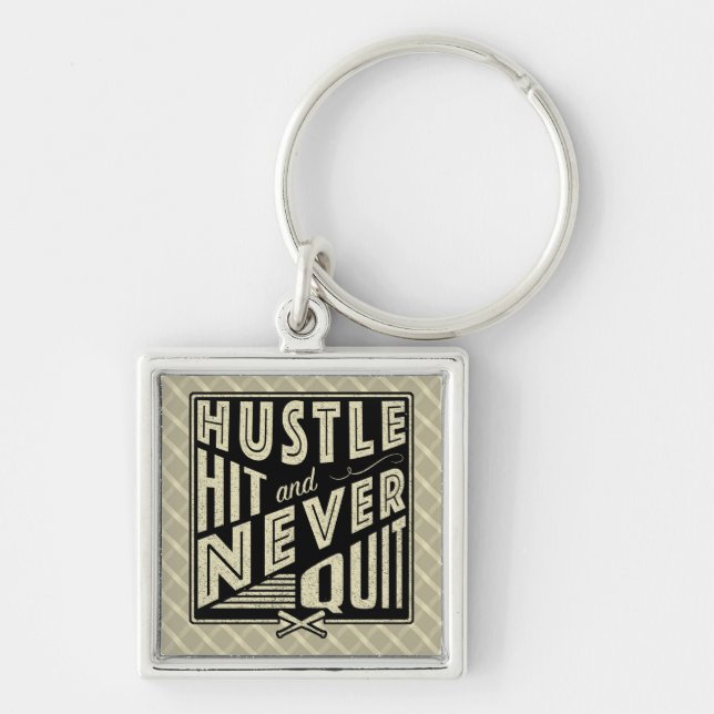 Softball Baseball Quote Keyring (Front)