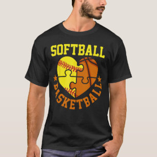 Softball Basketball Lovereen Gril Woman friend T-Shirt