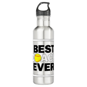 Softball Best Coach Ever Sports Coaches Gift Idea 710 Ml Water Bottle