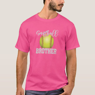 Softball Brother Vintage Softball Family Matching T-Shirt