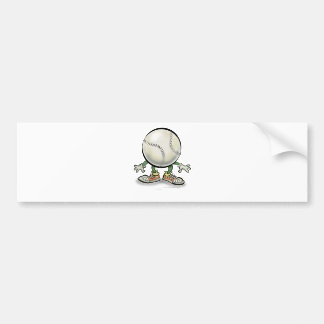 Softball Bumper Sticker (Front)