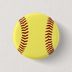 softball button