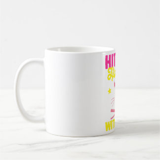 Softball Cat Lover Pitcher Softball Catcher Bat Ba Coffee Mug