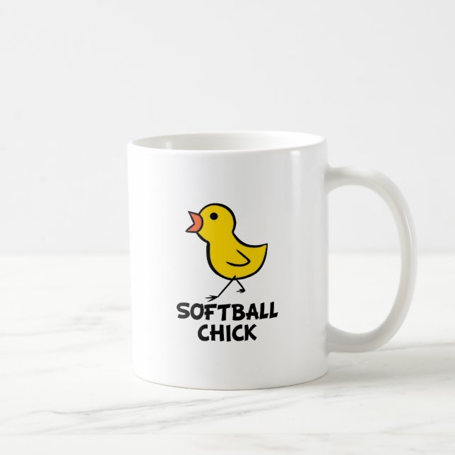 Softball Chick Mug (Right)