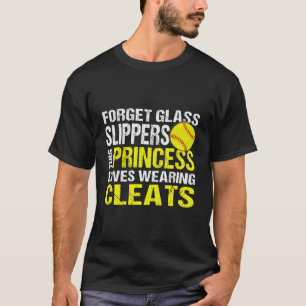 Softball Cleats Pitcher Catcher Team Player T-Shirt