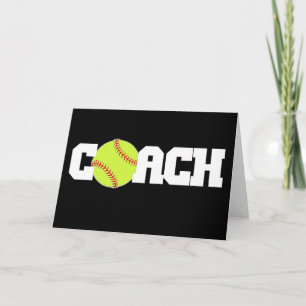 Softball Coach Card
