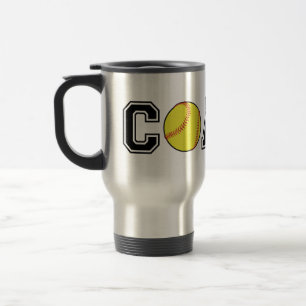 Softball coach commuter mug - a homerun gift idea!
