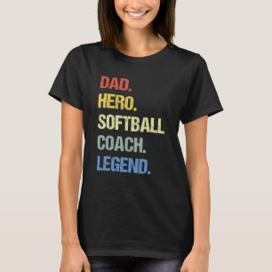 Softball Coach Dad T-Shirt