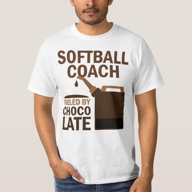 Softball Coach (Funny) Gift T-Shirt (Front)
