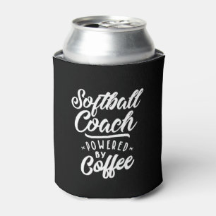 Softball Coach Job Title Gift Can Cooler