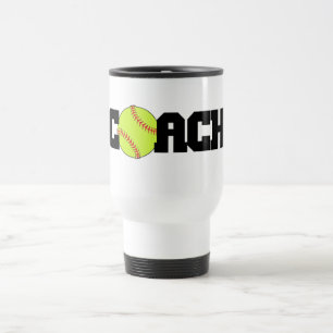 Softball Coach Travel Mug