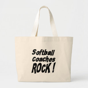 Softball Coaches Rock! Tote Bag