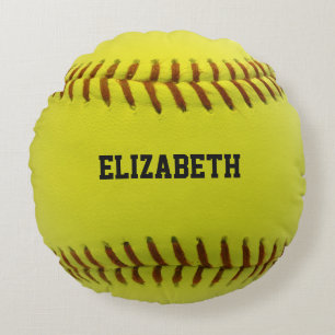 Softball Custom Ball Pillow