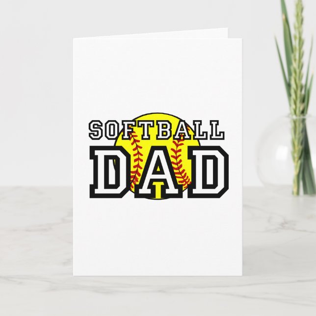 Softball Dad Card (Front)