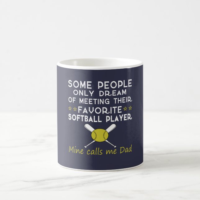 SOFTBALL DAD COFFEE MUG (Center)