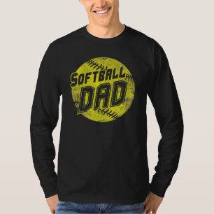 Softball Dad Fastpitch Father's Day Mens T-Shirt