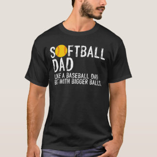 Softball Dad Fastpitch Father's Day T-Shirt