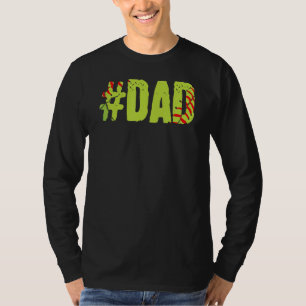 Softball Dad Loving Father Legendary Softball Pl T-Shirt