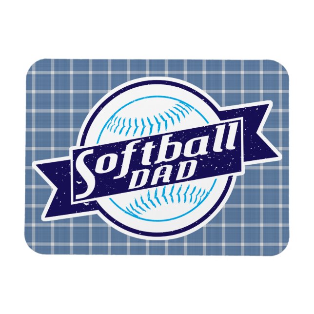 Softball Dad Magnet (Horizontal)