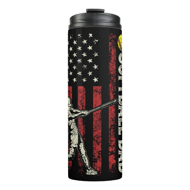 Softball Dad Thermal Tumbler (Front)