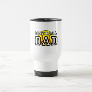 Softball Dad Travel Mug