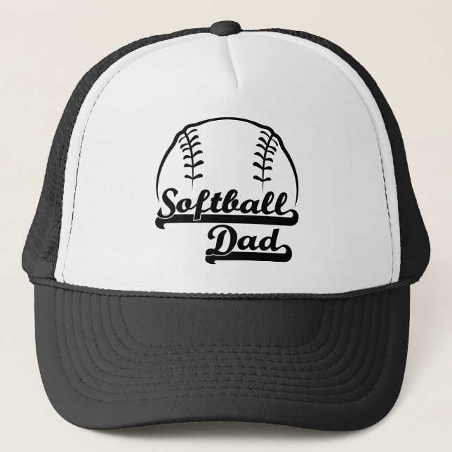 SOFTBALL DAD TRUCKER HAT (Front)