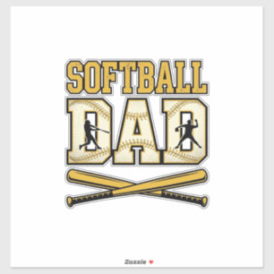 Softball Dad Vintage Engraving Bat Graphic_1
