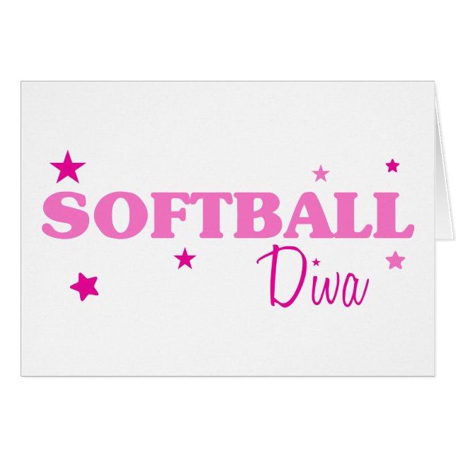 Softball Diva (Front Horizontal)