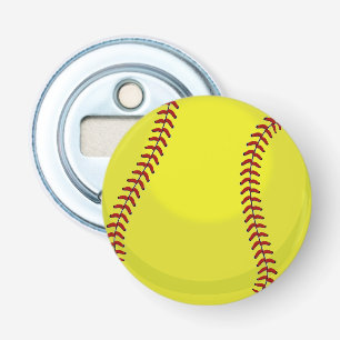 Softball Fan Bottle Opener