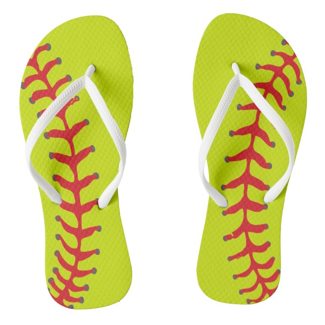 Softball Flip Flops (Footbed)